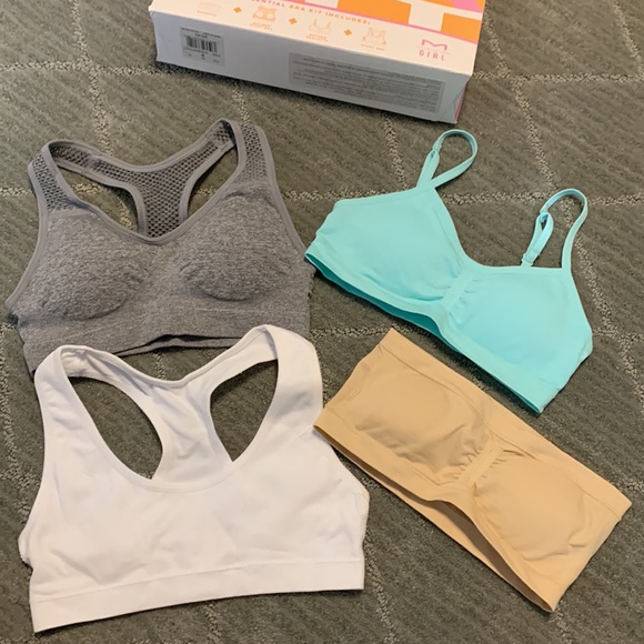 NEW Maidenform Girl Bra Kit sz Small 6/6x - 4 Bra styles - Picture 4 of 6